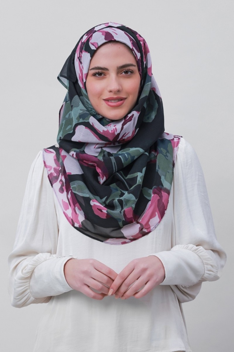 Progress - Printed Crinkled Chiffon