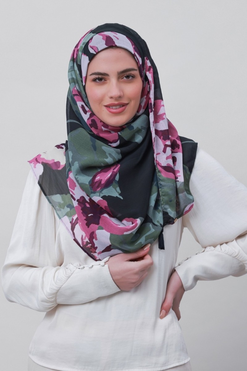 Progress - Printed Crinkled Chiffon