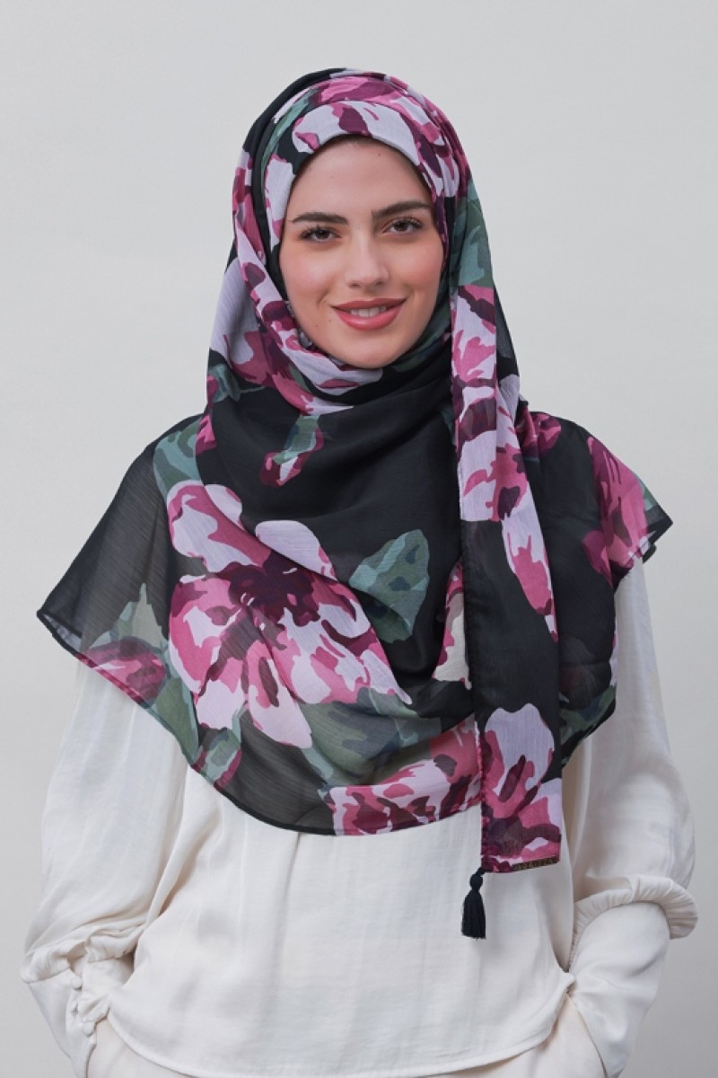 Progress - Printed Crinkled Chiffon