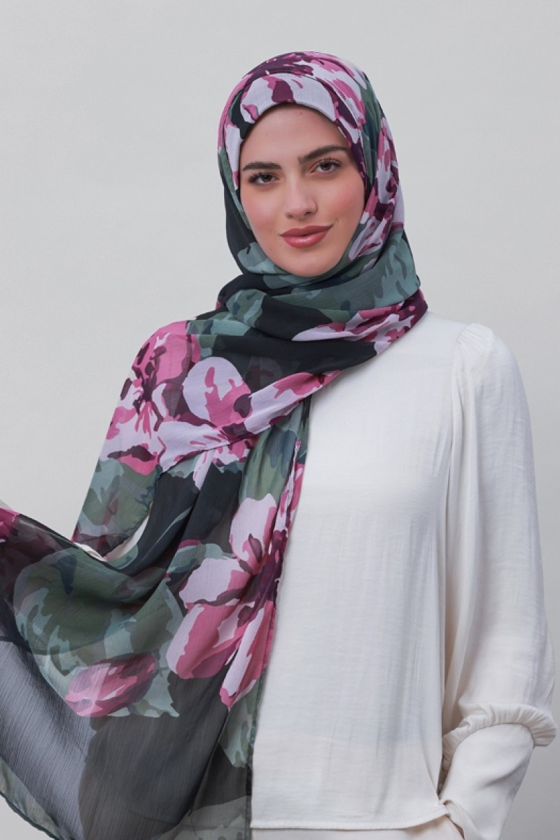 Progress - Printed Crinkled Chiffon