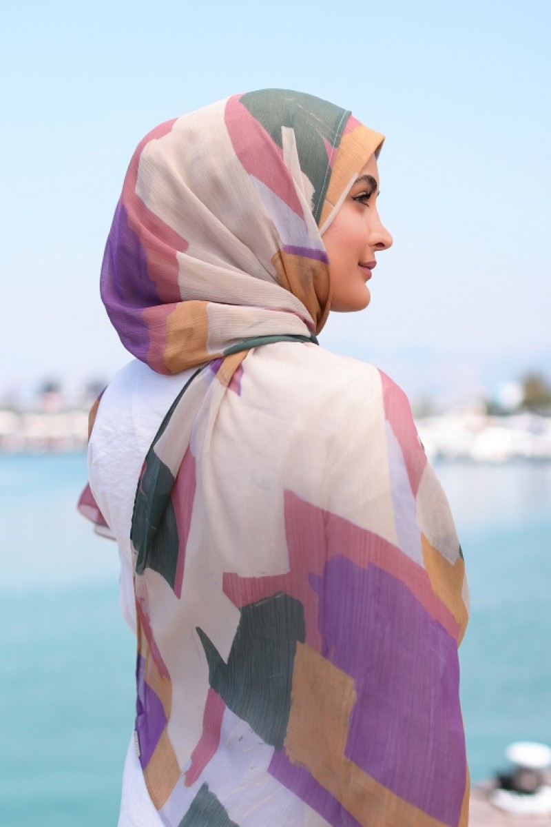 Cocktail - Printed Plus Crinkled Chiffon