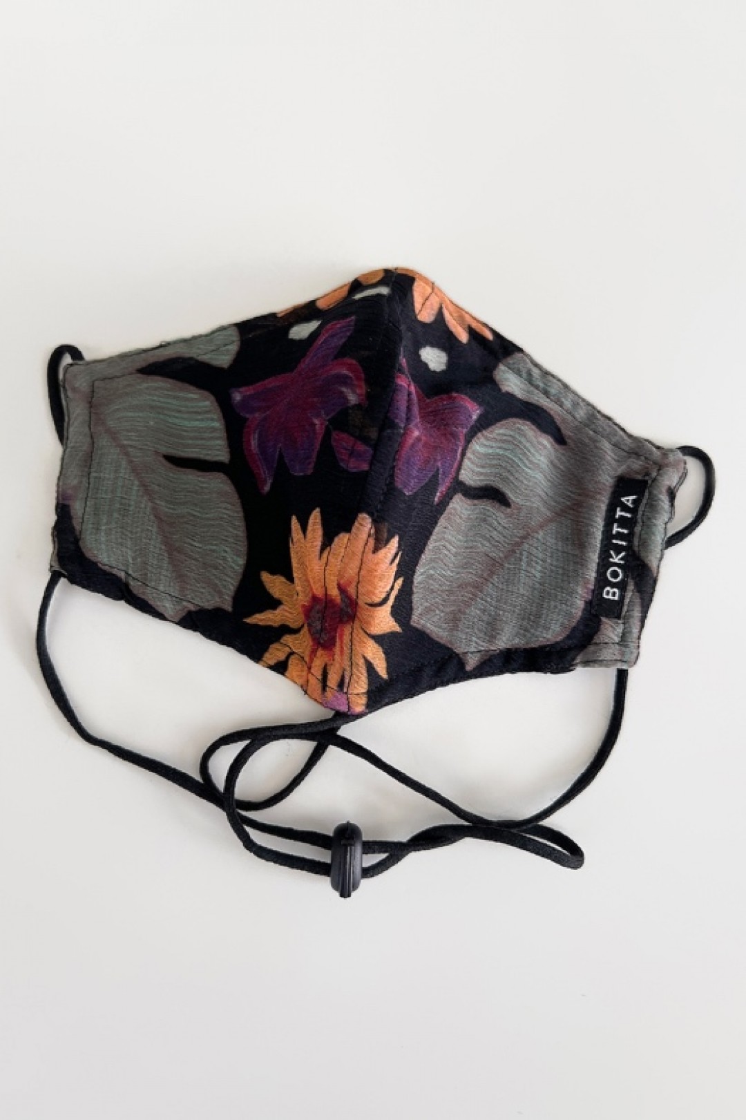 Tropical Twilight - Printed Crinkled Chiffon