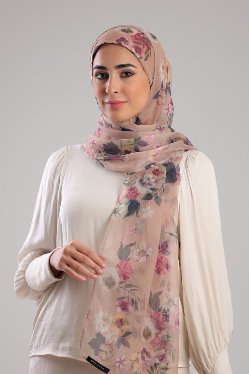 Romeo - Printed Crinkled Chiffon