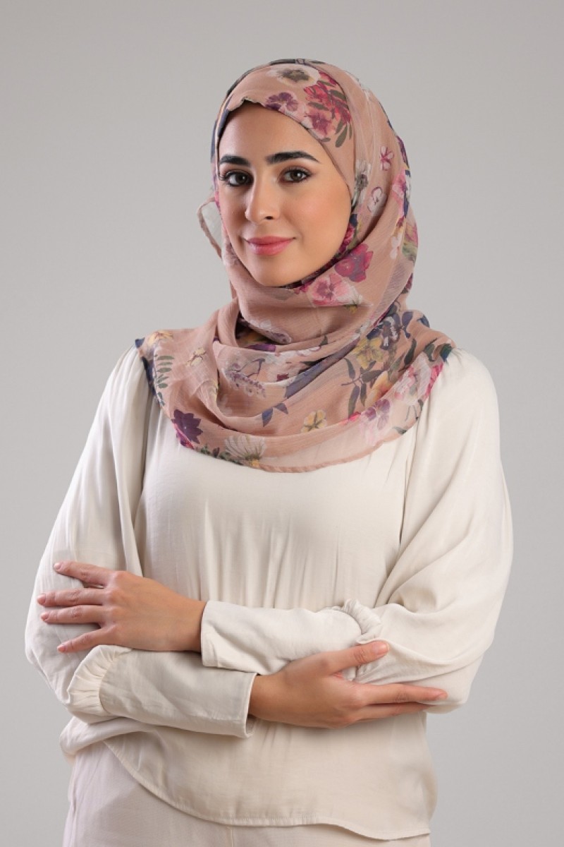 Romeo - Printed Crinkled Chiffon