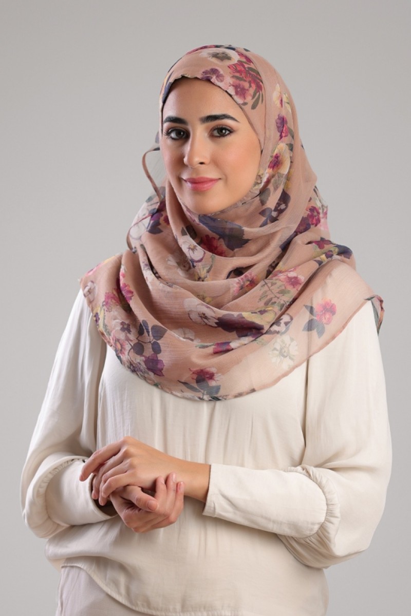 Romeo - Printed Crinkled Chiffon