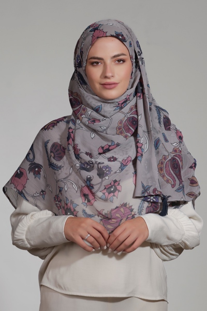 Rummana - Printed Crinkled Chiffon