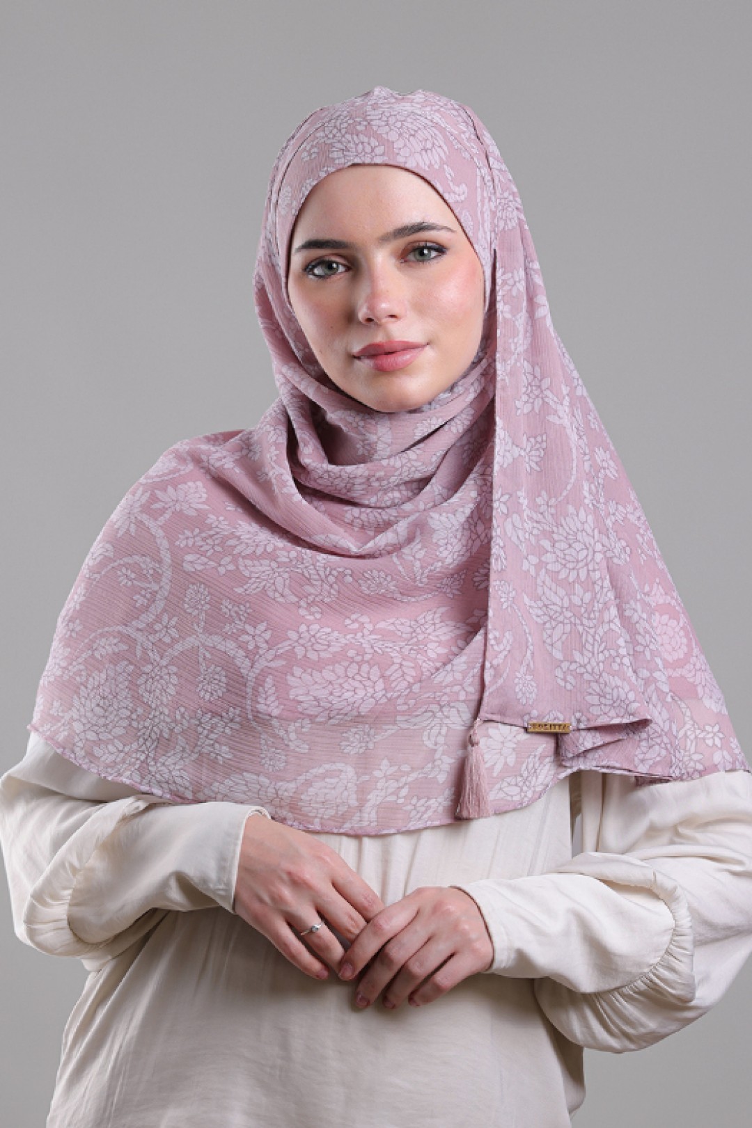 Sadaf - Printed Plus Crinkled Chiffon