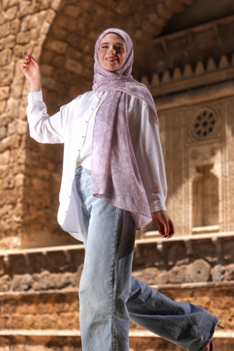 Sadaf - Printed Plus Crinkled Chiffon