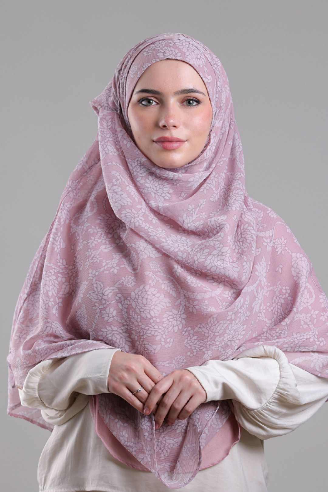 Sadaf - Printed Plus Crinkled Chiffon
