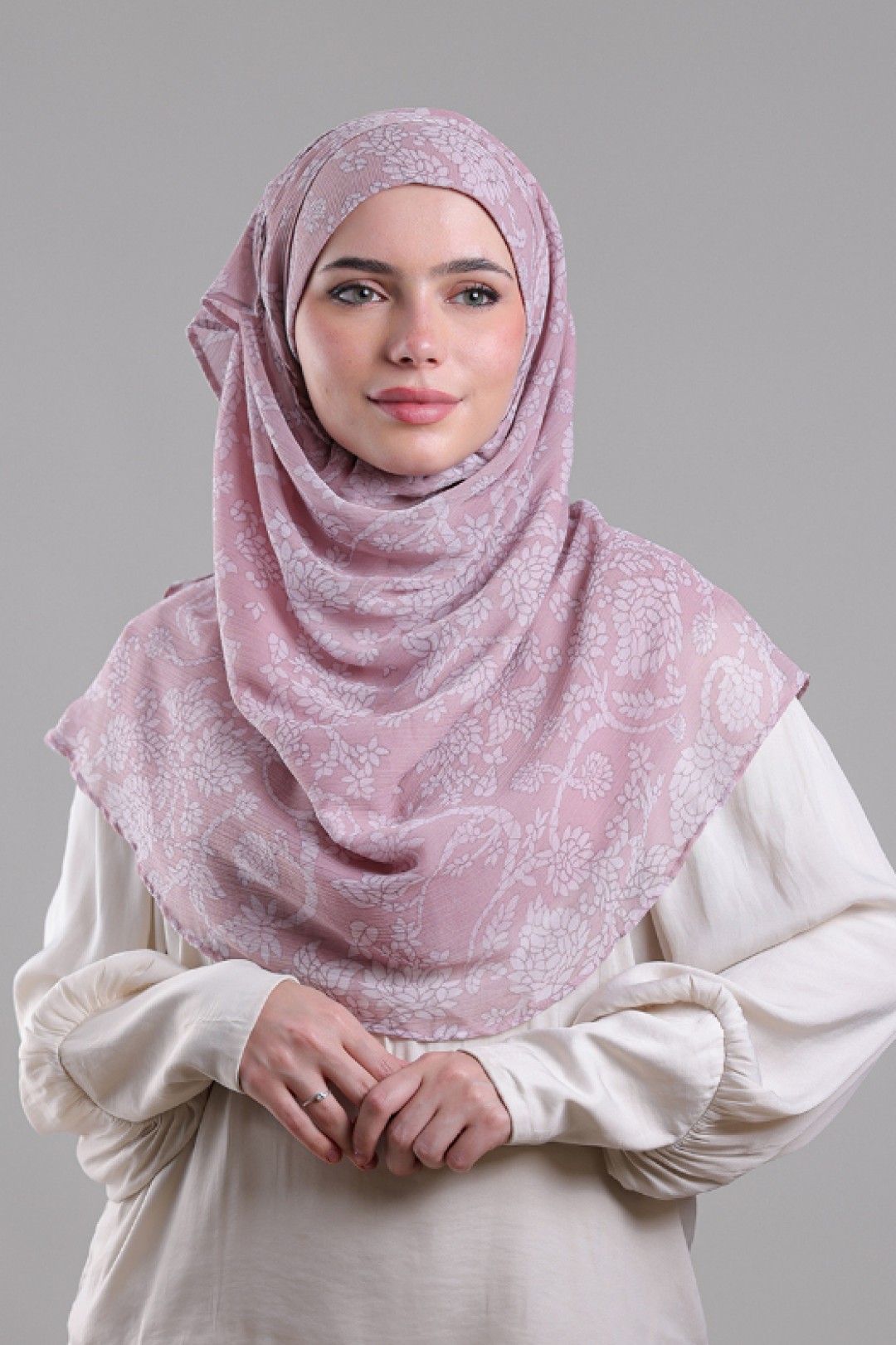 Sadaf - Printed Plus Crinkled Chiffon