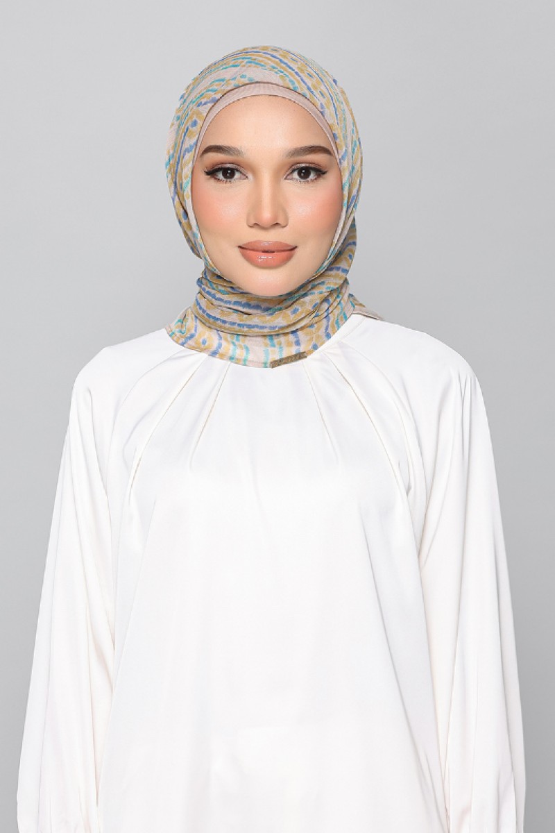 Saffron Thread - Printed Plus Crinkled Chiffon