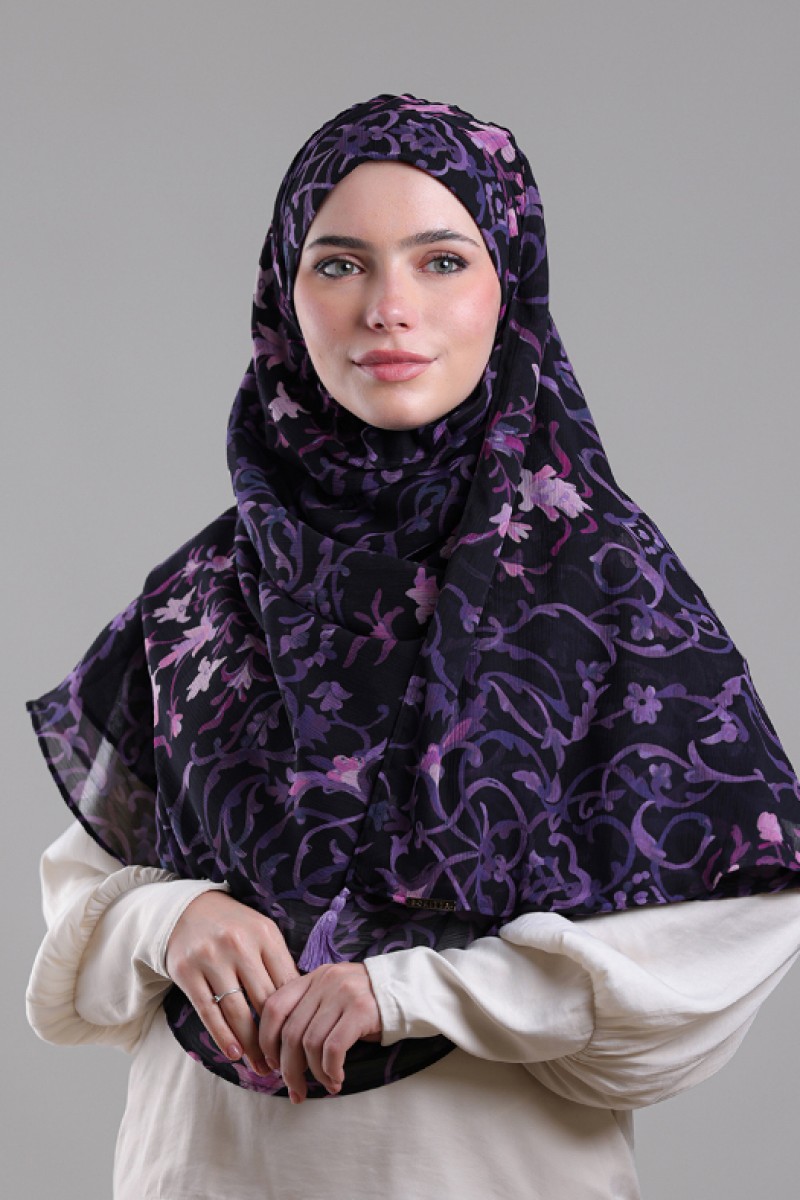 Sham - Printed Plus Crinkled Chiffon