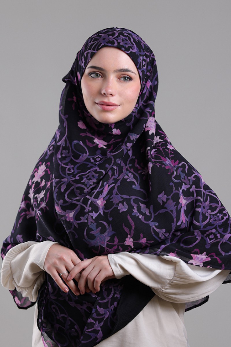 Sham - Printed Plus Crinkled Chiffon