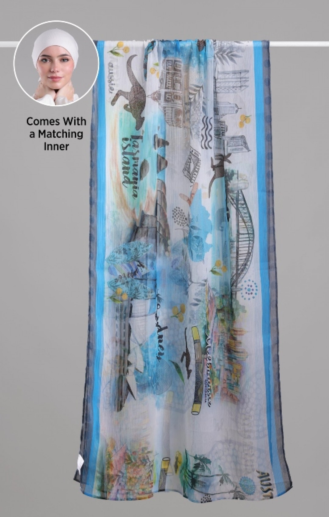 Sydney - Printed Crinkled Chiffon