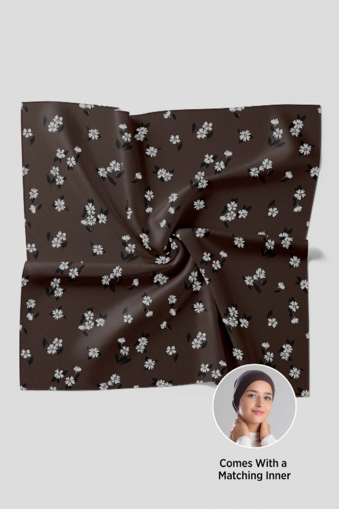 Chocodaze - Printed Plus Crinkled Chiffon