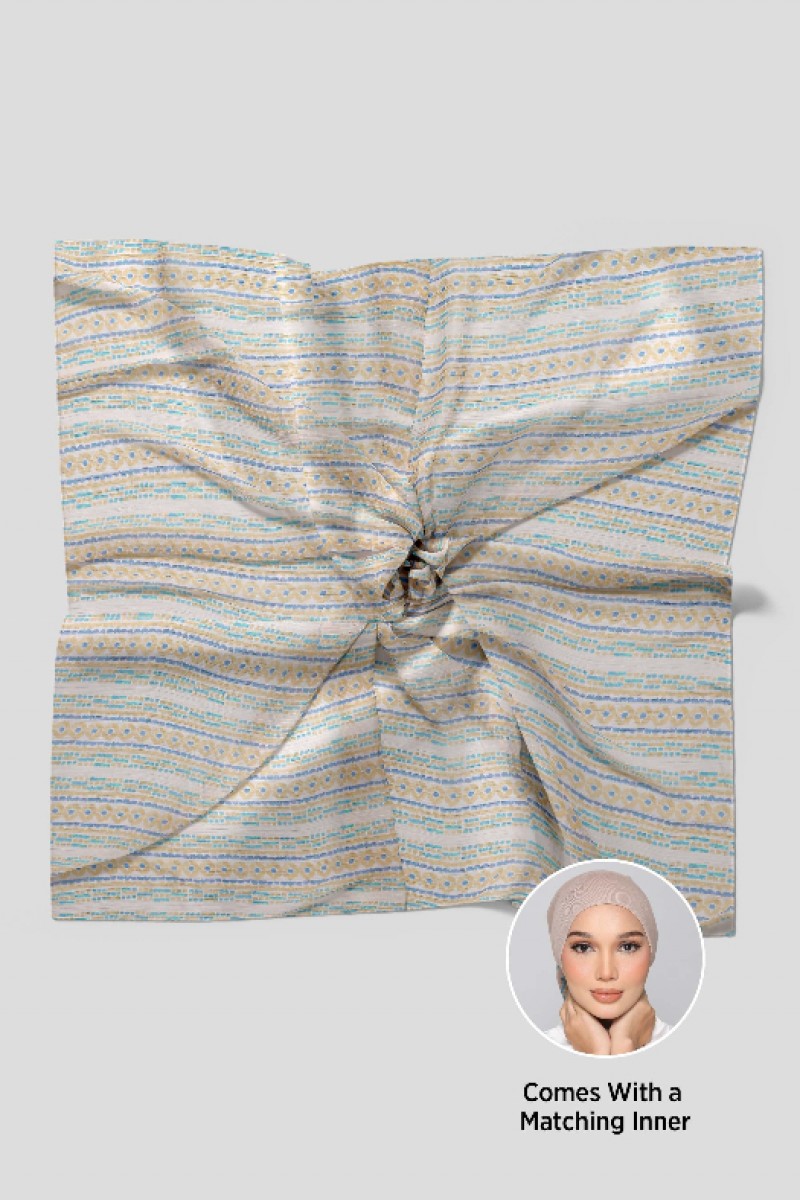 Saffron Thread - Printed Plus Crinkled Chiffon