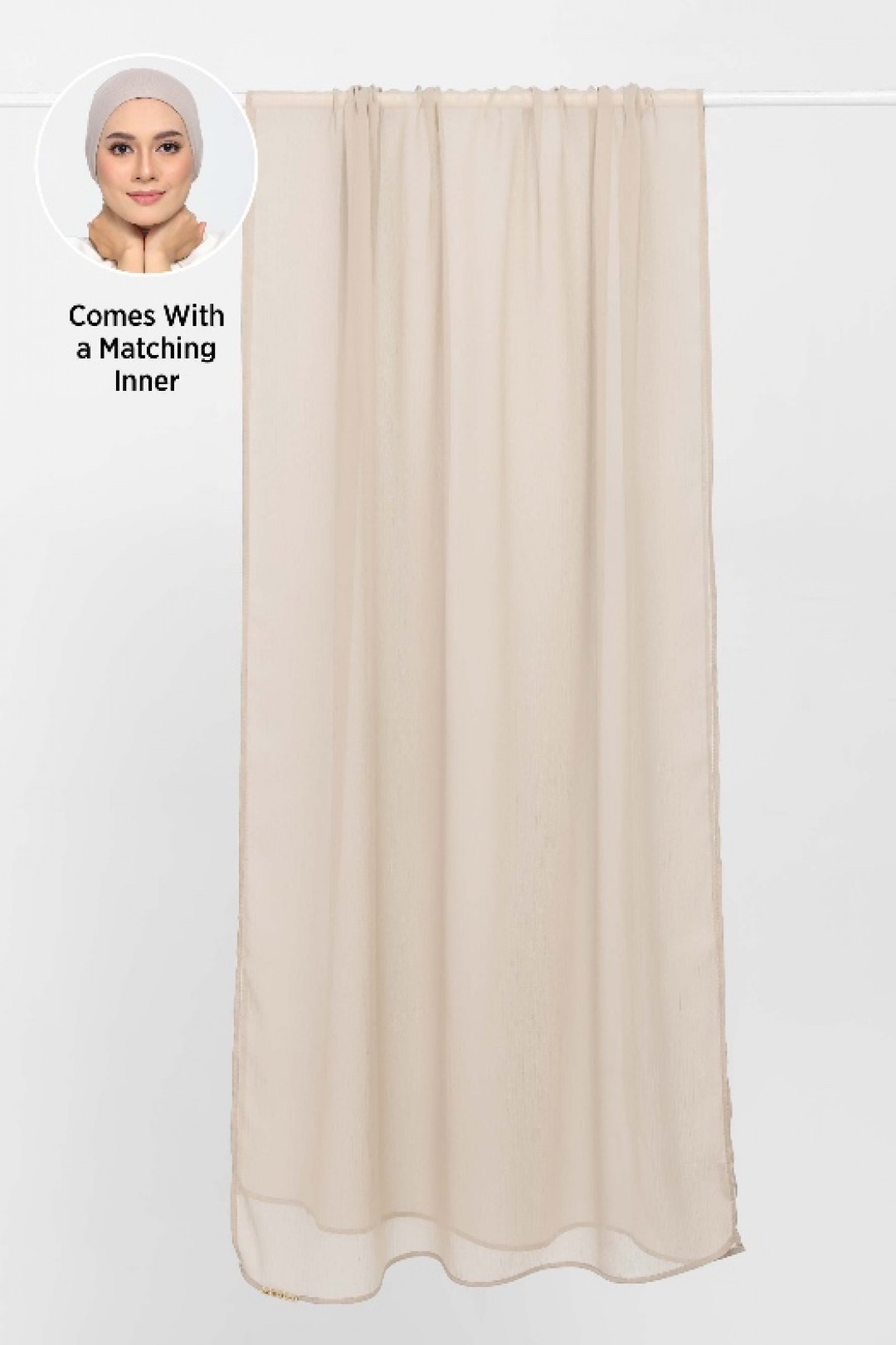 Dune - Plain Crinkled Chiffon