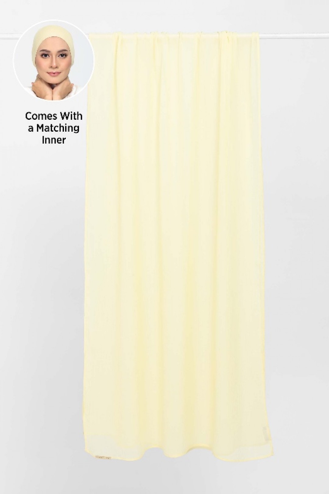 Vanilla - Plain Crinkled Chiffon