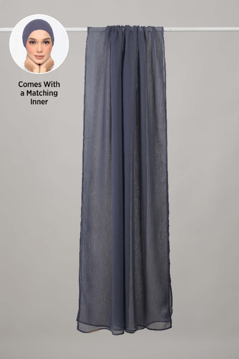 Iron - Plain Crinkled Chiffon