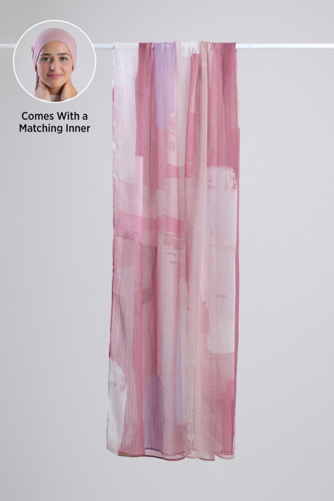 Milkshake - Printed Plus Crinkled Chiffon