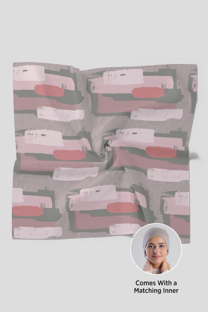 Avocado - Printed Plus Crinkled Chiffon