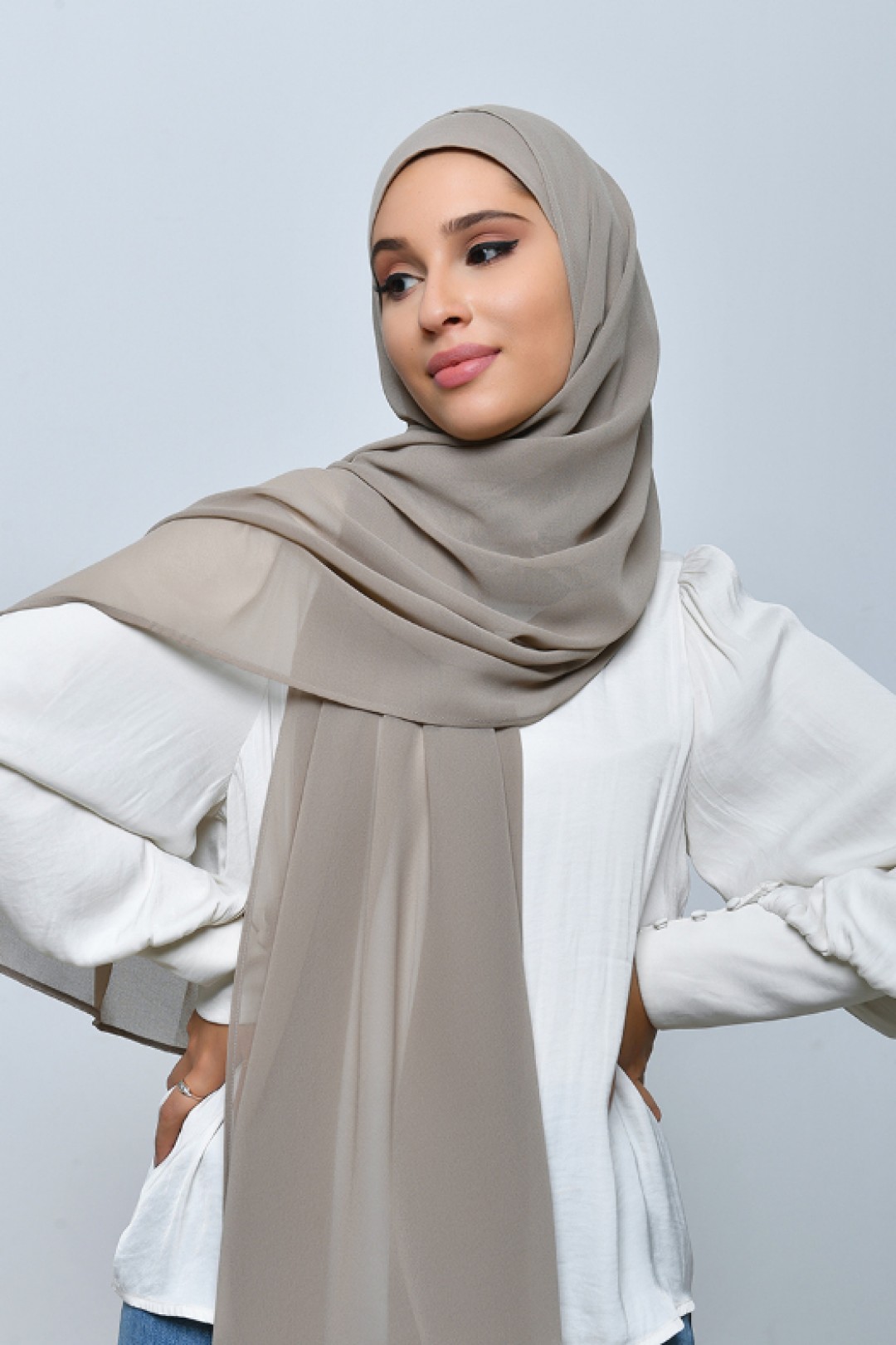 Shore - Plain Crepe Chiffon - Inner