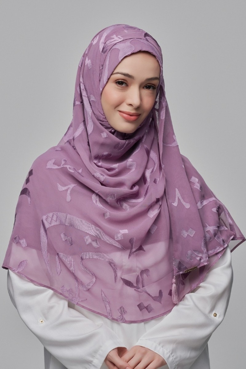 Signature Lilac - Premium Plain Brasso Georgette
