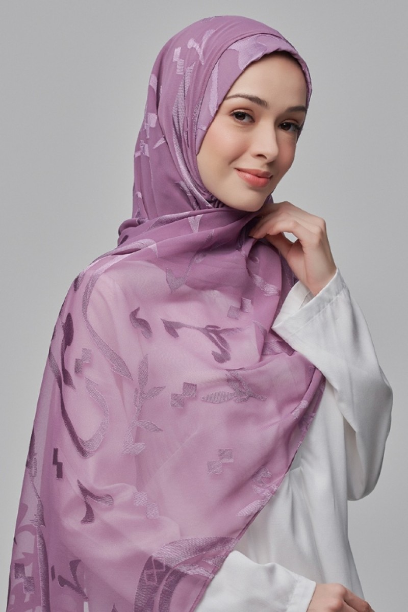 Signature Lilac - Premium Plain Brasso Georgette
