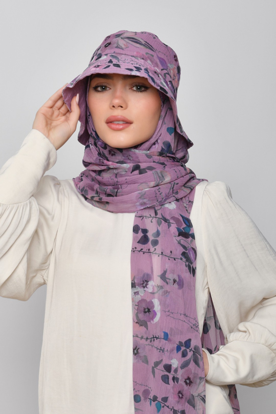 Sisterhood - Printed Crinkled Chiffon