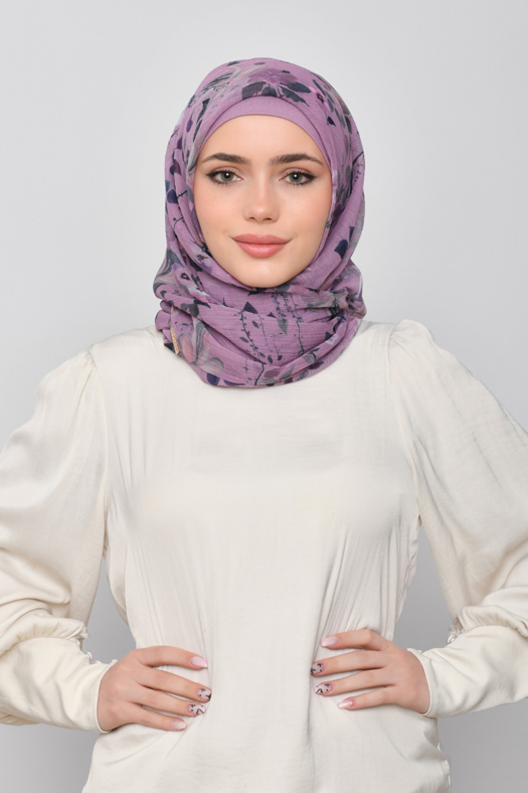 Sisterhood - Printed Crinkled Chiffon
