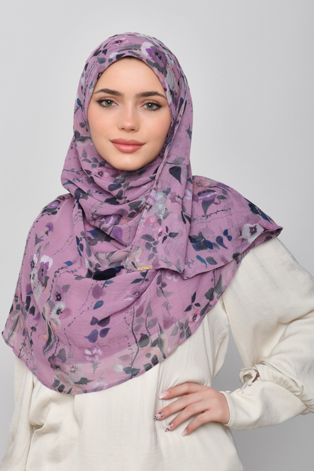 Sisterhood - Printed Crinkled Chiffon
