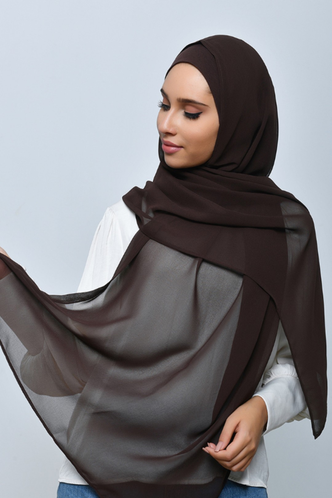 Soil - Plain Crepe Chiffon - Inner