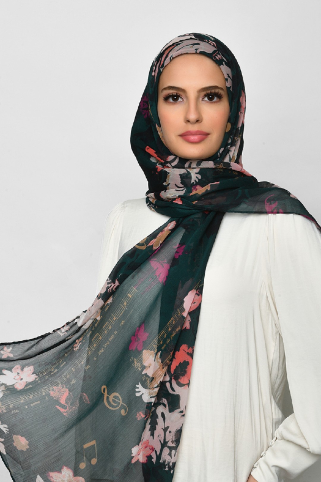 Sounds Of Music - Crinkled Chiffon - Face Mask