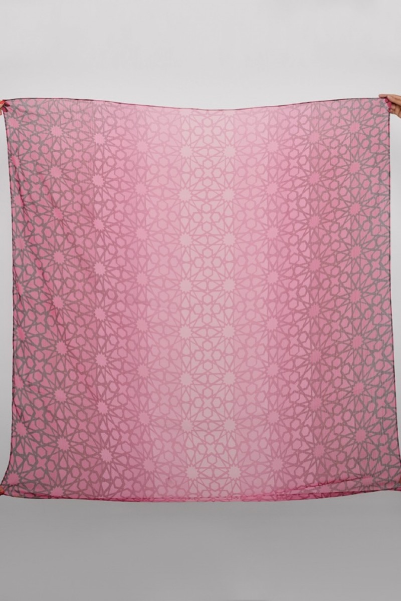 Yaqout - Printed Plus Crinkled Chiffon