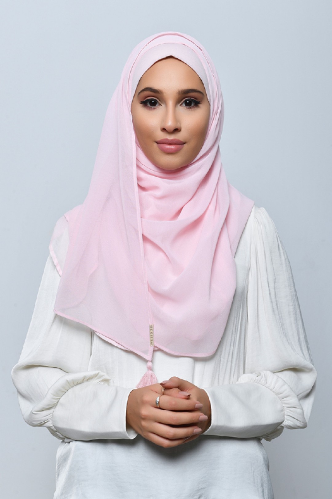 Strawberry - Plain Crepe Chiffon - Inner