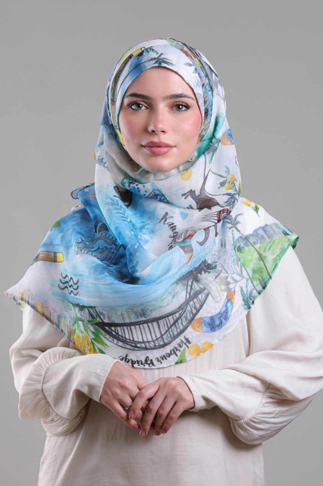 Sydney - Printed Crinkled Chiffon