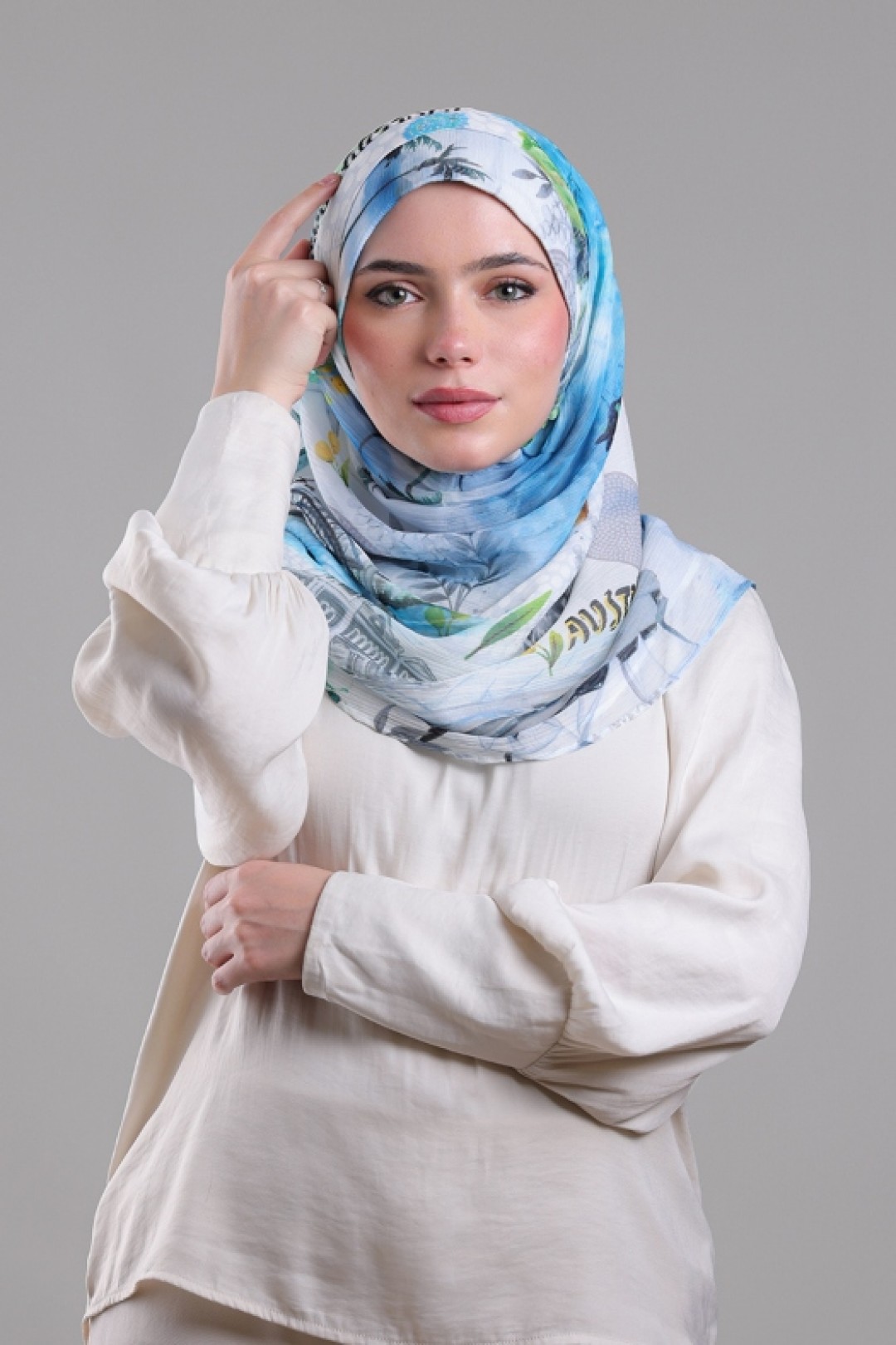 Sydney - Printed Crinkled Chiffon