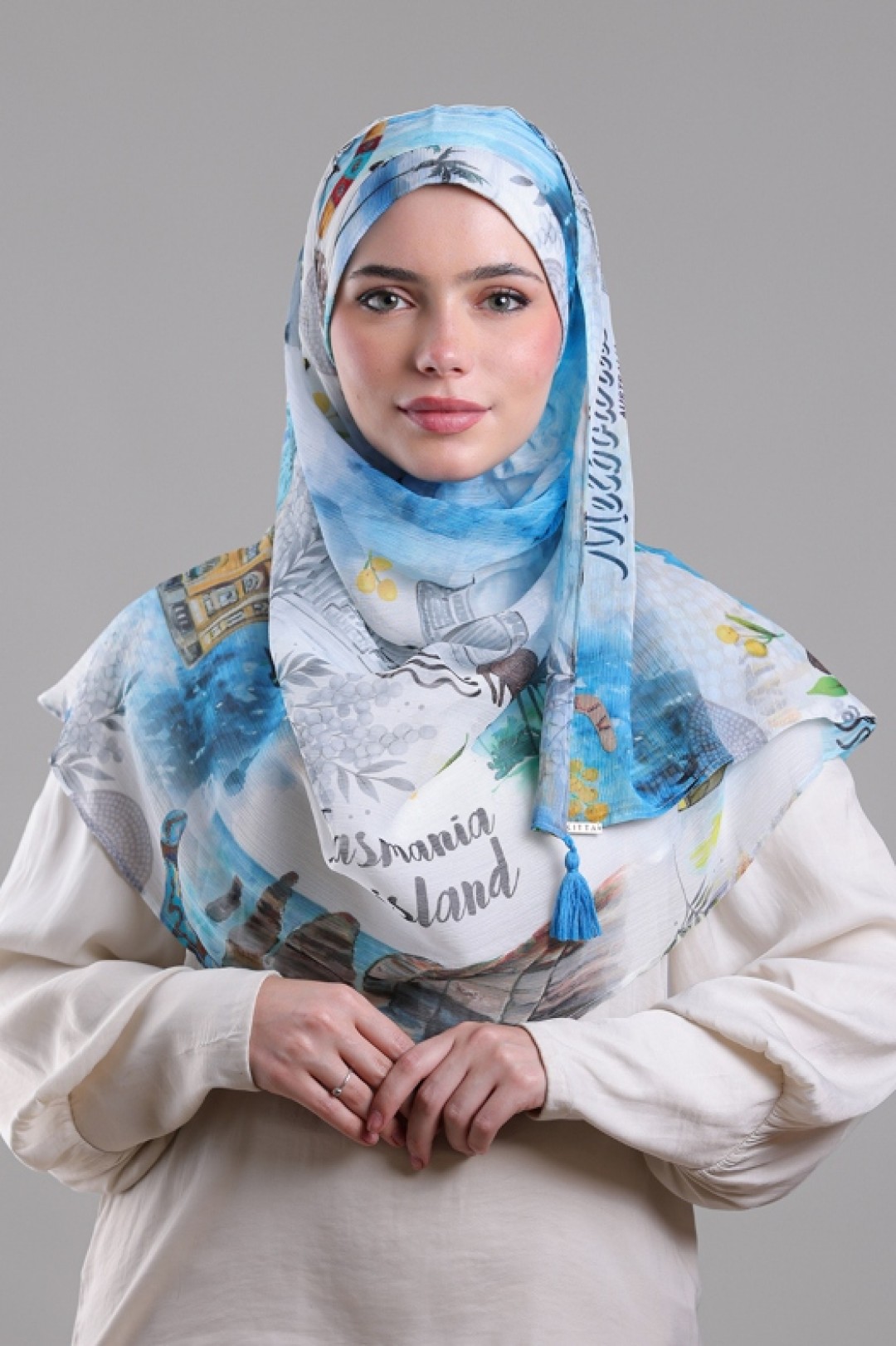 Sydney - Printed Crinkled Chiffon