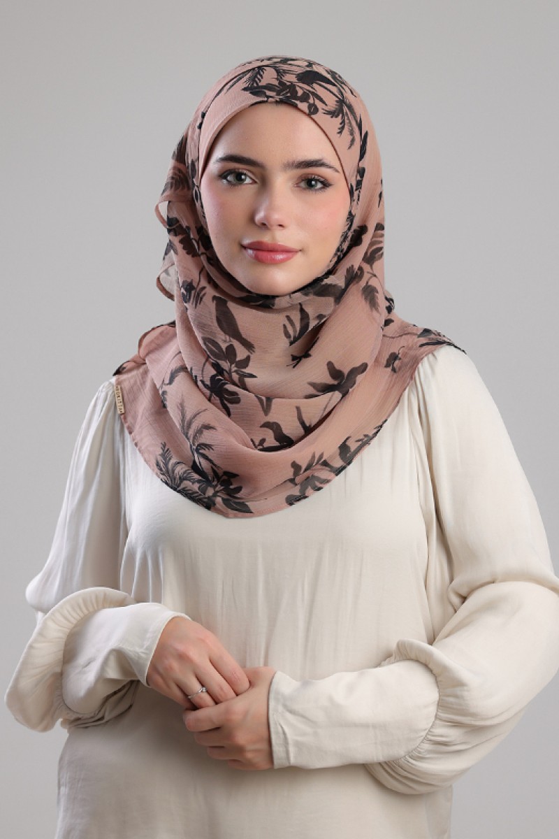 Tanzania - Printed Plus Crinkled Chiffon