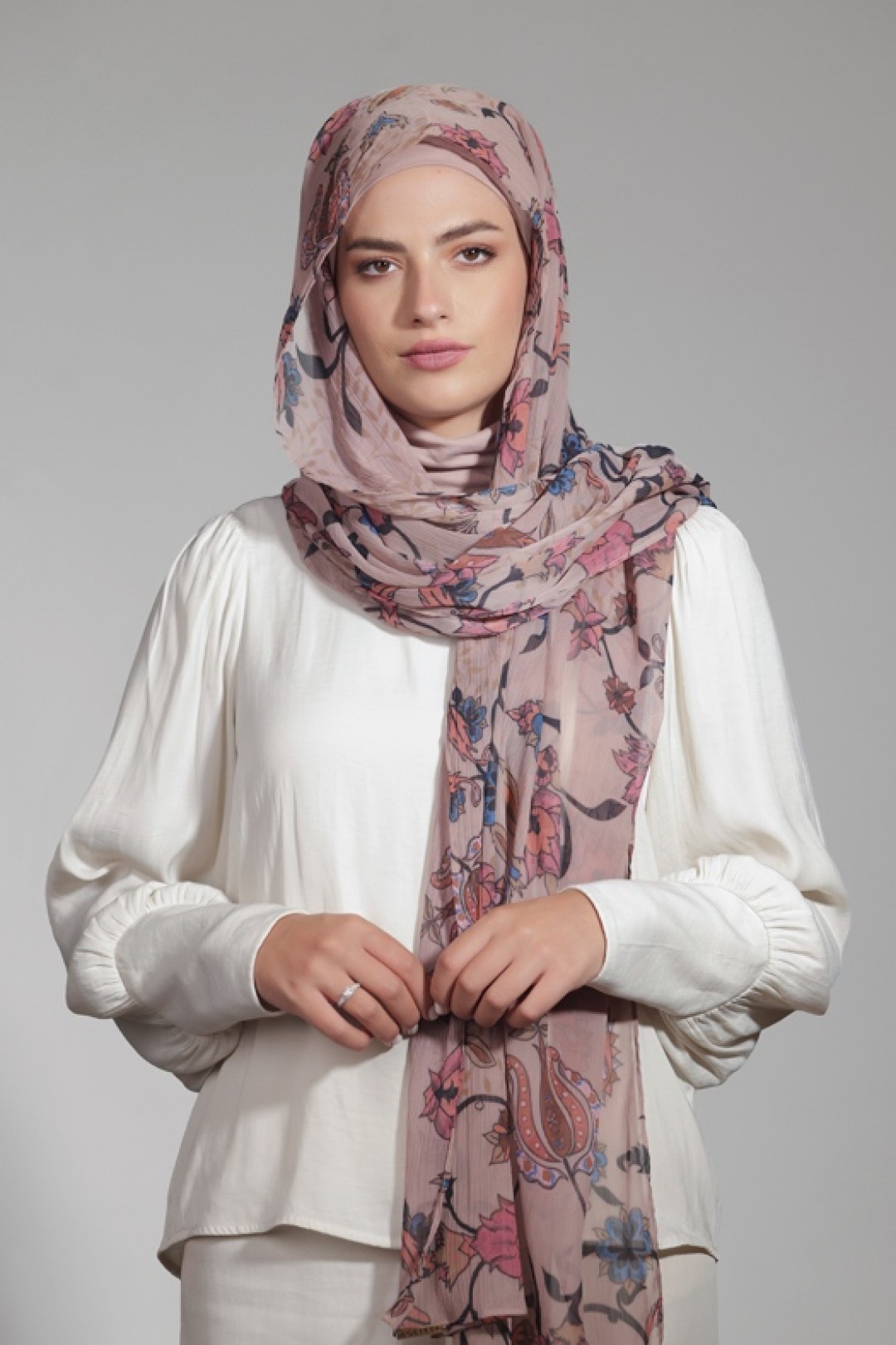 Tulipa - Printed Crinkled Chiffon