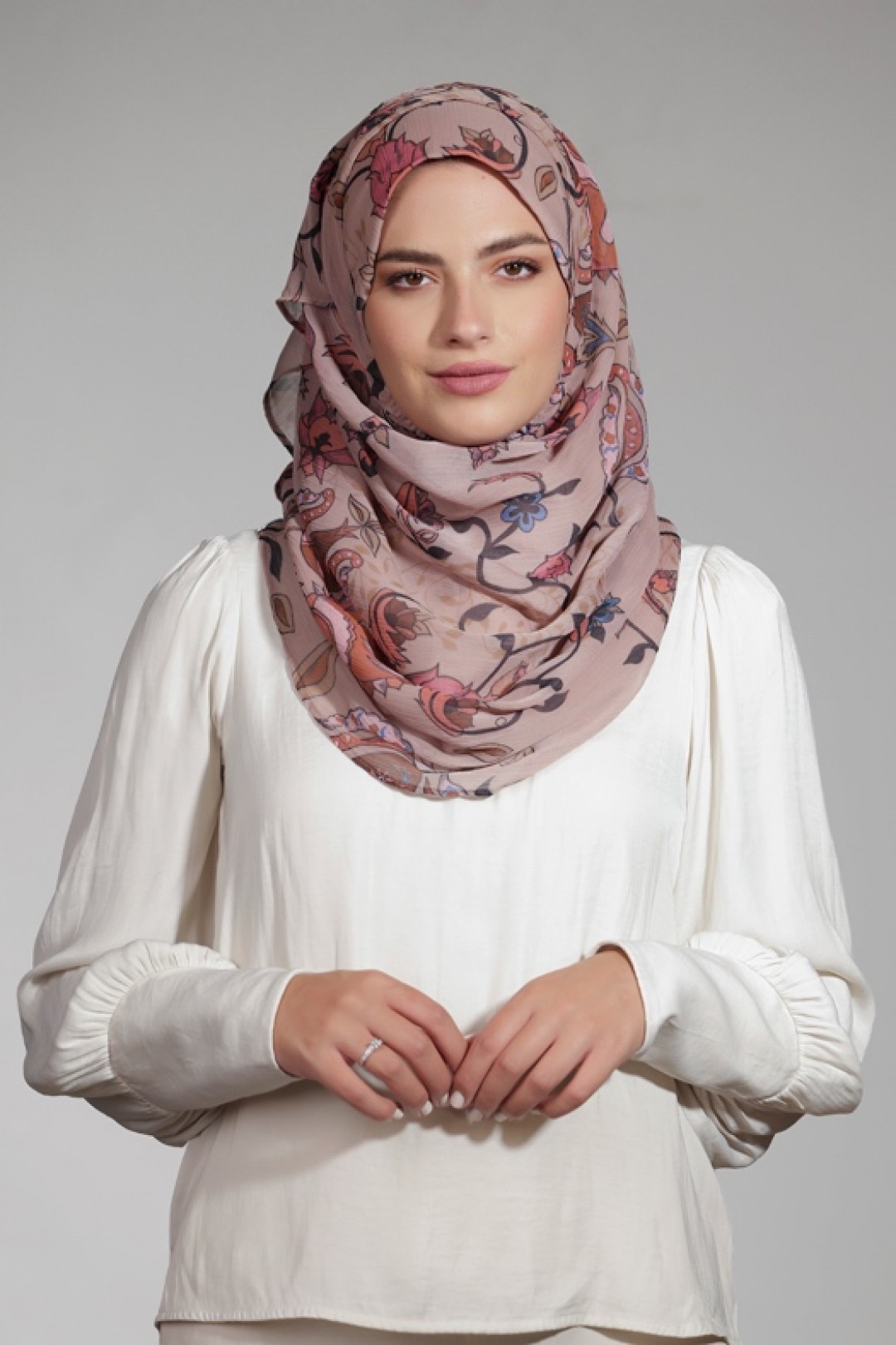 Tulipa - Printed Crinkled Chiffon