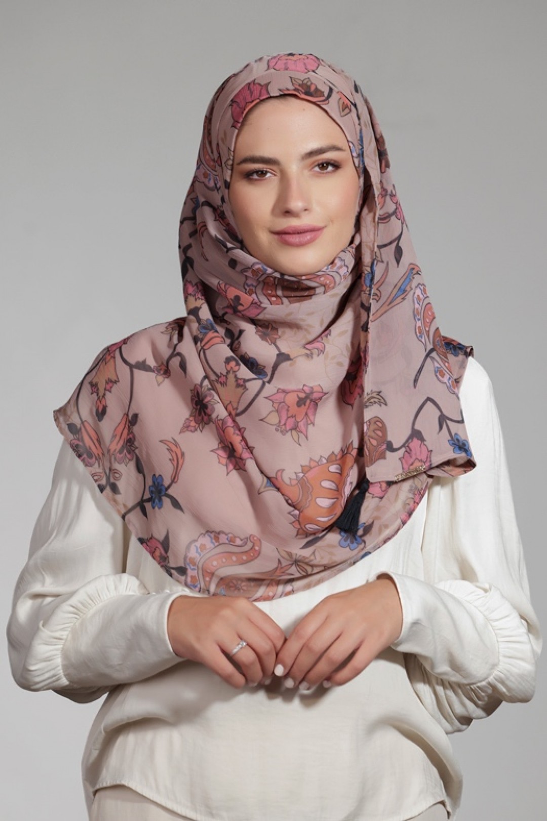 Tulipa - Printed Crinkled Chiffon