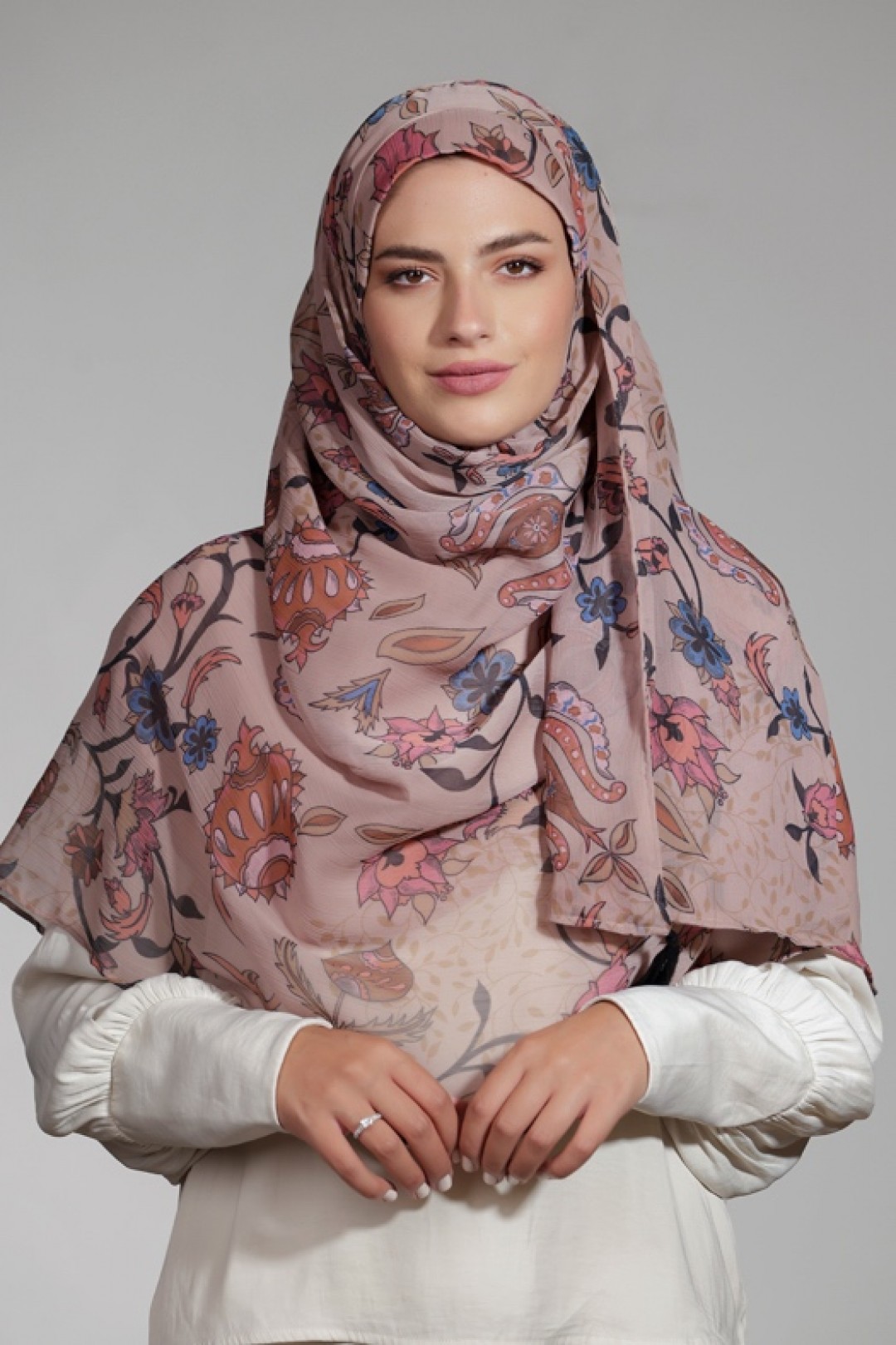Tulipa - Printed Crinkled Chiffon