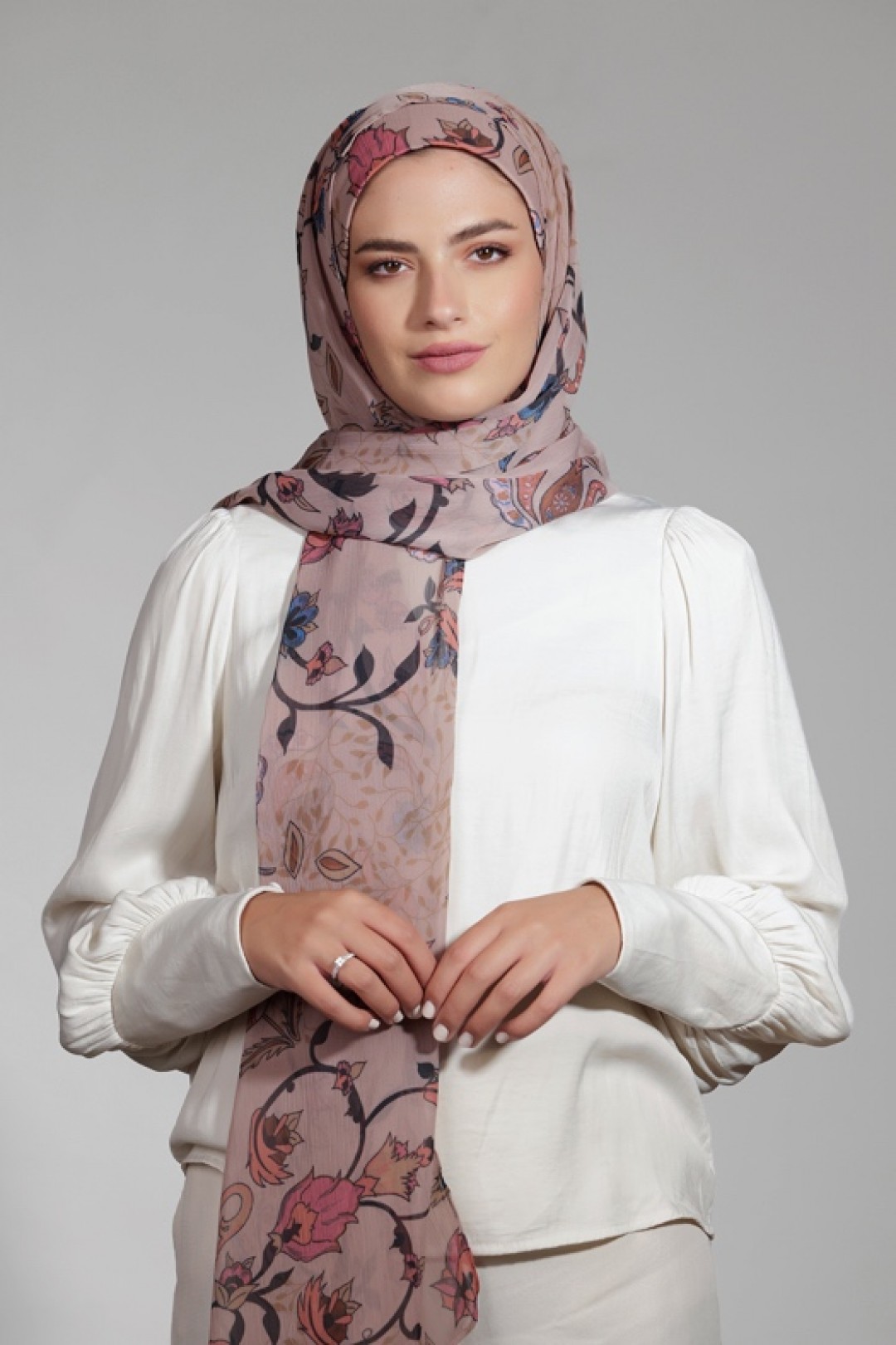 Tulipa - Printed Crinkled Chiffon
