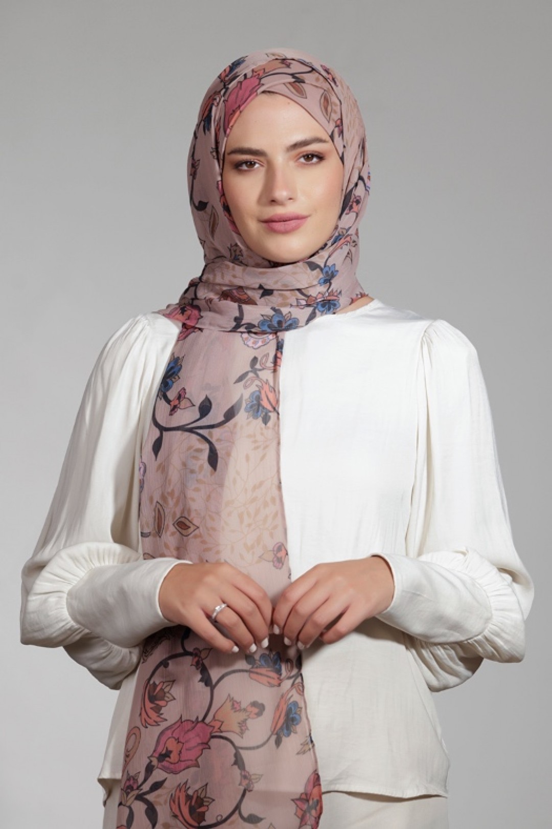 Tulipa - Printed Crinkled Chiffon