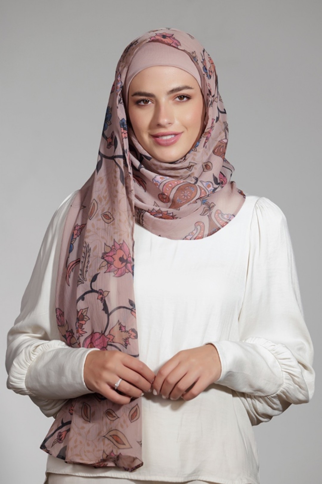 Tulipa - Printed Crinkled Chiffon