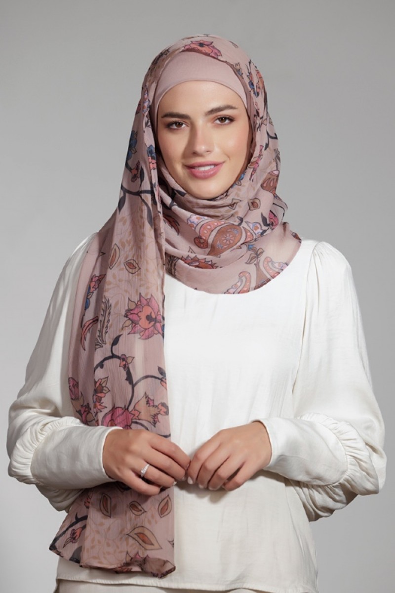 Tulipa - Printed Crinkled Chiffon