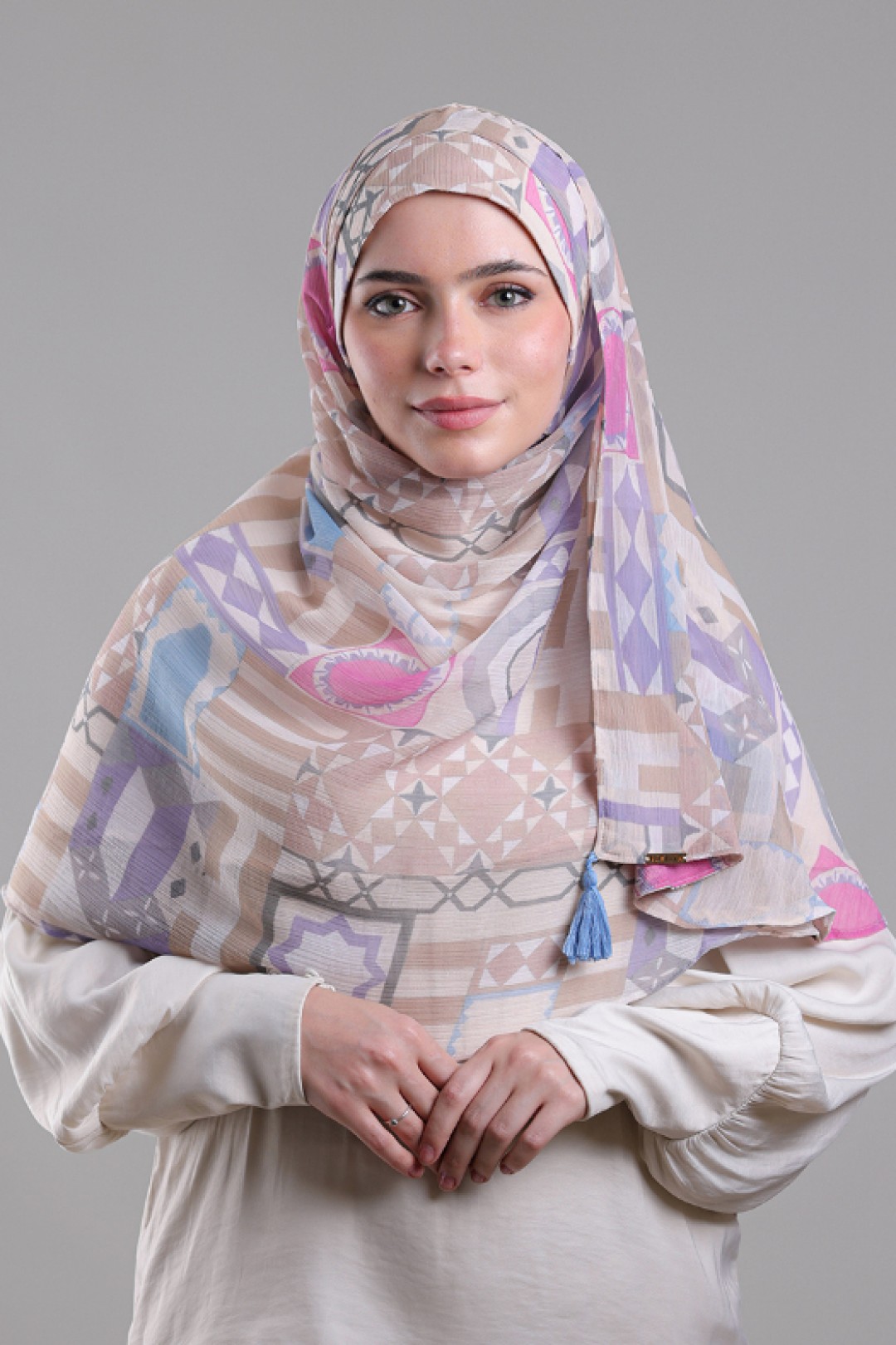 Umayyad - Printed Plus Crinkled Chiffon