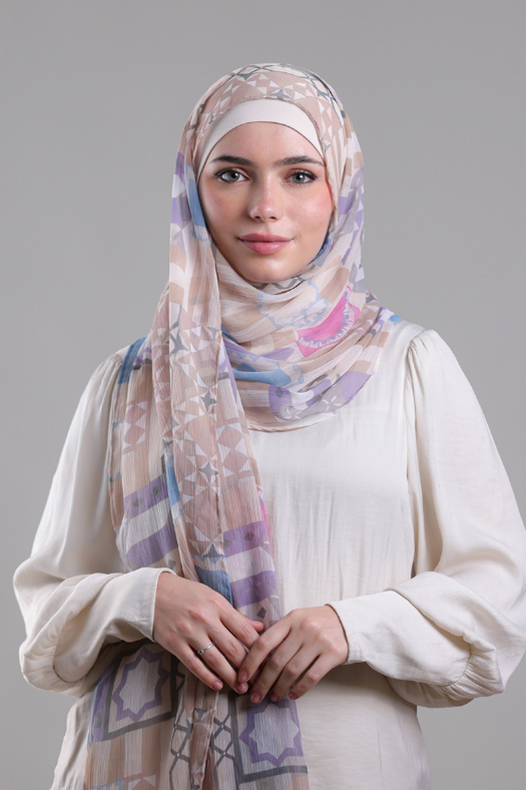 Umayyad - Printed Plus Crinkled Chiffon