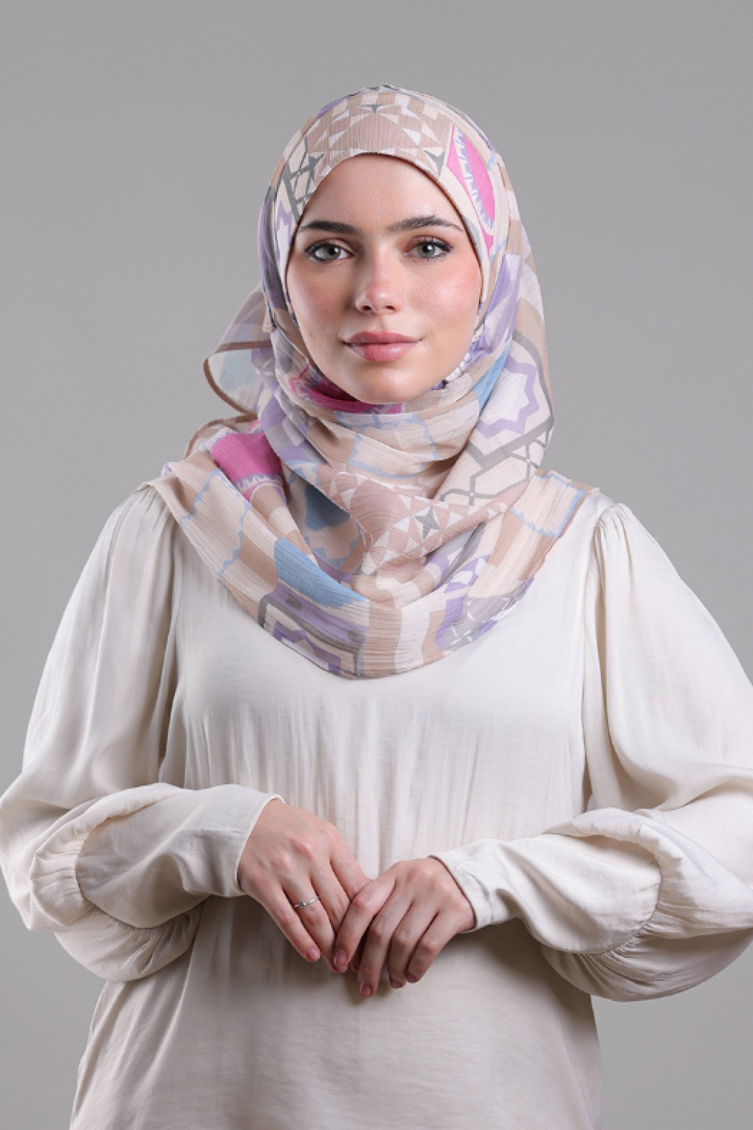 Umayyad - Printed Plus Crinkled Chiffon